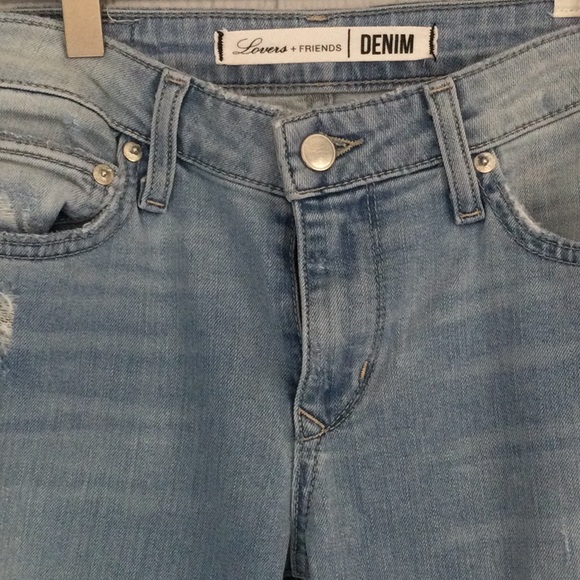 Lovers + Friends Ricky Mid Rise Skinny Jeans in Hamilton Wash - Picture 5 of 10